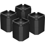 Lot de 8 rehausseurs de meubles carr�s r�glables, robustes pour pieds de table, pour lits, canap�s, bureaux, ...