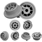 Lot de 8 roulette lave vaisselle panier couvert lave vaisselle universel compatible avec bosch & siemens ...