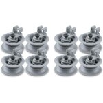 Lot de 8 roulette lave vaisselle, roulettes de panier de lave - vaisselle, pour panier sup�rieur de lave ...