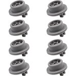 Lot de 8 roulettes de panier inf�rieur pour lave vaisselle bosch, kenmore et neff siemens, pi�ce de rechange ...