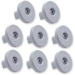 Lot de 8 roulettes pour panier infrieur pour lave - vaisselle compatible avec zanussi, rex, electrolux, ...