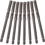 Lot de 8 supports invisibles flottants, fixation murale invisible, pour �tag�res (10 x 145mm)