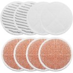 Lot de 8 tampons de rechange pour balai à vapeur spinwave 2039a 2124 : 4 tampons de nettoyage lourds, ... Lot de 8 tampons de rechange pour balai à vapeur spinwave 2039a 2124 : 4 tampons de nettoyage lourds, ...