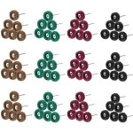 Lot de 80 roues de polissage abrasif de 25 mm, accessoires de polissage pour outils rotatifs dremel, ... Lot de 80 roues de polissage abrasif de 25 mm, accessoires de polissage pour outils rotatifs dremel, ...