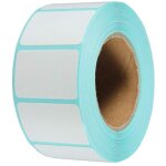 Lot de 800 �tiquettes autocollantes blanches 60 mm x 30 mm pour bocaux de cong�lation imprimantes