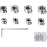 Lot de 9 bagues de but�e de profondeur - r�gulateur de position - anneau de positionnement - localisateur ...