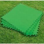 Lot de 9 dalles de sol vertes 78x78cm 5, 48m2 bestway pour piscine