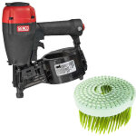 Lot bardage senco: cloueur rouleau s65cnp + clous rouleau plat 2, 5x55mm - senco - b6