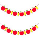 Lot de deux banderoles en carton rigide pour la rentre scolaire. banderoles apple pencil pour le premier ...