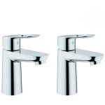 Grohe - lot de deux mitigeurs lavabo bauloop (23337000 - duo)