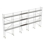 Lot chafaudage fixe de faade r200 progress budget 128 m tubesca comabi