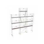 Lot echafaudage fixe de façade r200 record pignon 88m² (alu) tubesca comabi Lot echafaudage fixe de façade r200 record pignon 88m² (alu) tubesca comabi