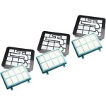 Lot de 9 filtres compatible avec philips powerpro active fc9555 / 09, fc9550 / 09 aspirateur - filtre ...