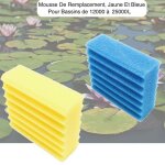 Le poisson qui jardine - lot de mousses de remplacement, 1 mousse jaune + 1 mousse bleue - 1 jaune + ... Le poisson qui jardine - lot de mousses de remplacement, 1 mousse jaune + 1 mousse bleue - 1 jaune + ...