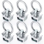 Lot of 6 pions simples avec anneau pions d'arrimage a�ro pour rail d'arrimage a�ronautique pion d'ancrage ...