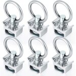 Lot of 6 pions simples avec anneau pions d'arrimage aro pour rail d'arrimage aronautique pion d'ancrage ...