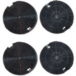 Lot de quatre filtres charbon type 29 chf029 195x33 mm
