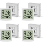 Lot thermometre interieur maison, mini lcd digital thermomtre, hygromtre d'intrieur mural petit pour ...