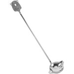 Louche sauce inox manche long bec verseur inclin�, professionnelle �paisse, solide pour maison ou resto ...