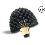 T�te de loup brosse boule t�te � 180 mm sans manche - quantit� x 6 - t�te de loup pro sans manche