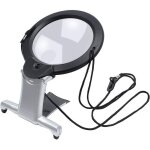 Loupe 2, 5 - 6x avec double led de table portative � main et tour de cou multifonction id�ale pour lecture ...