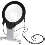 Harry - loupe broderie tour cou: loupe de lecture lumineuse x2 et x6grossissante eclairante led mains ...