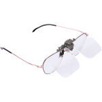 Loupes � clipser pour lunettes, lecteur de lunettes de lecture rabattable 2x pour personnes �g�es femmes ...