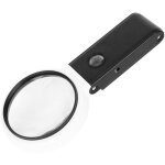 Loupe eclairante, lampe loupe � intensit� variable, lampe loupe sur pied avec support pliable
