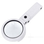 Loupe eclairante, loupe � main sur pied 5x 11x avec lumi�re 8 led, lampe loupe � intensit� variable
