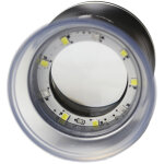Loupe �clair�e � �chelle led 30x avec 6 lumi�res uv blanches, loupe rechargeable, r�ticule interchangeable ...