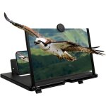 Loupe d'�cran pour t�l�phone portable, amplificateur d'�cran hd 12 pouces pour films, vid�os et jeux, ...