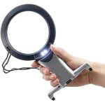 Loupe de grossissant cou et de bureau loupe 6x, bras et bureau mains - libres clairs loupe  led travaux ...