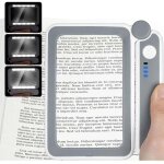 Loupe grossissante x5, loupe avec 10 led, loupe lumineuse, grande loupe de poche, loupe pliable, id�ale ...