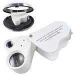 Loupe led portable pour bijoux anciens loupes led microscope grossissant double - multiple en forme de ...