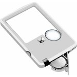 Loupe led portable loupe de poche pour la lecture, loupe 3x 6x forte poche rectangulaire loupe, id�al ...