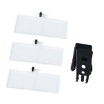 Loupe optique pliante clip sur lunettes grossissement 1. 5x 2. 5x 3. 5x lentilles acrylique 85x30mm