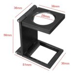 Loupe de table compte - fils , pliable compteur de fils en m�tal , grossissement de 10x , loupe de lecture ...