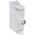 Support de lampe, led rouge fixe lovato platine 187 / 265vac lpxlpm4