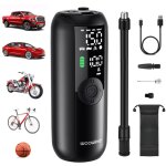 Lp1 gonfleur pneus voiture, 150psi pompe a velo, compresseur  air portatif pour voiture, vlo, arrt ...