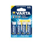 Lot de 4 piles alcalines 1, 5v varta lr06 Lot de 4 piles alcalines 1, 5v varta lr06