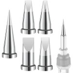 Lt lot de 5 pannes � souder de rechange pour weller wp80 wsp80 wsd81 ws81 wd1000 wd2000 w13338 wsf81d8 ...