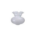 Tulipe en verre c�rdoba transparent 16x15cm ouverture 5cm
