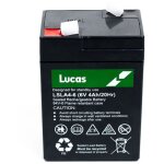 Lucas - batterie plomb etanche stationnaire vrla agm lsla4 - 6 6v 4ah