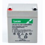 Lucas - batterie plomb etanche stationnaire vrla agm lsla5 - 12 12v 5ah.