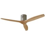 Lucande - ventilateur de plafond 'vindur' en bois pour chambre  coucher