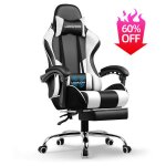 Gtplayer - chaise gaming, fauteuil gamer avec massage lombaire, chaise de gaming repose - pieds rétractable, ... Gtplayer - chaise gaming, fauteuil gamer avec massage lombaire, chaise de gaming repose - pieds rétractable, ...