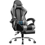 Gtplayer - chaise gaming ergonomique, fauteuil gamer, chaise bureau, chaise de gaming, avec dossier r�glable ...