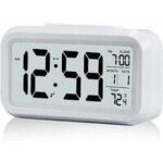 Lucky - 88 - 1 pc r�veil digital r�veil matin, horloge num�rique r�veil � pile silencieux pour enfants ...