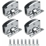 Lucky - 88 - de charni�res(argent) de porte en verre vitrine armoire � vin clip charni�re de porte pi�ces ...