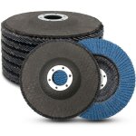 Lucky - 88 - disques abrasifs � lamelles, 125 mm disques � lamelles, grain 40 / 60 / 80 / 120, compartiments ...